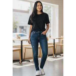 J.Crew Women’s Stretch Skinny Jeans Dark Wash W30 L28